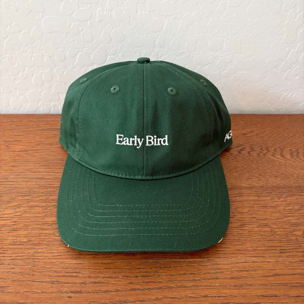 AG1 Athletic Greens Early Bird Embroidered Baseball Cap Hat